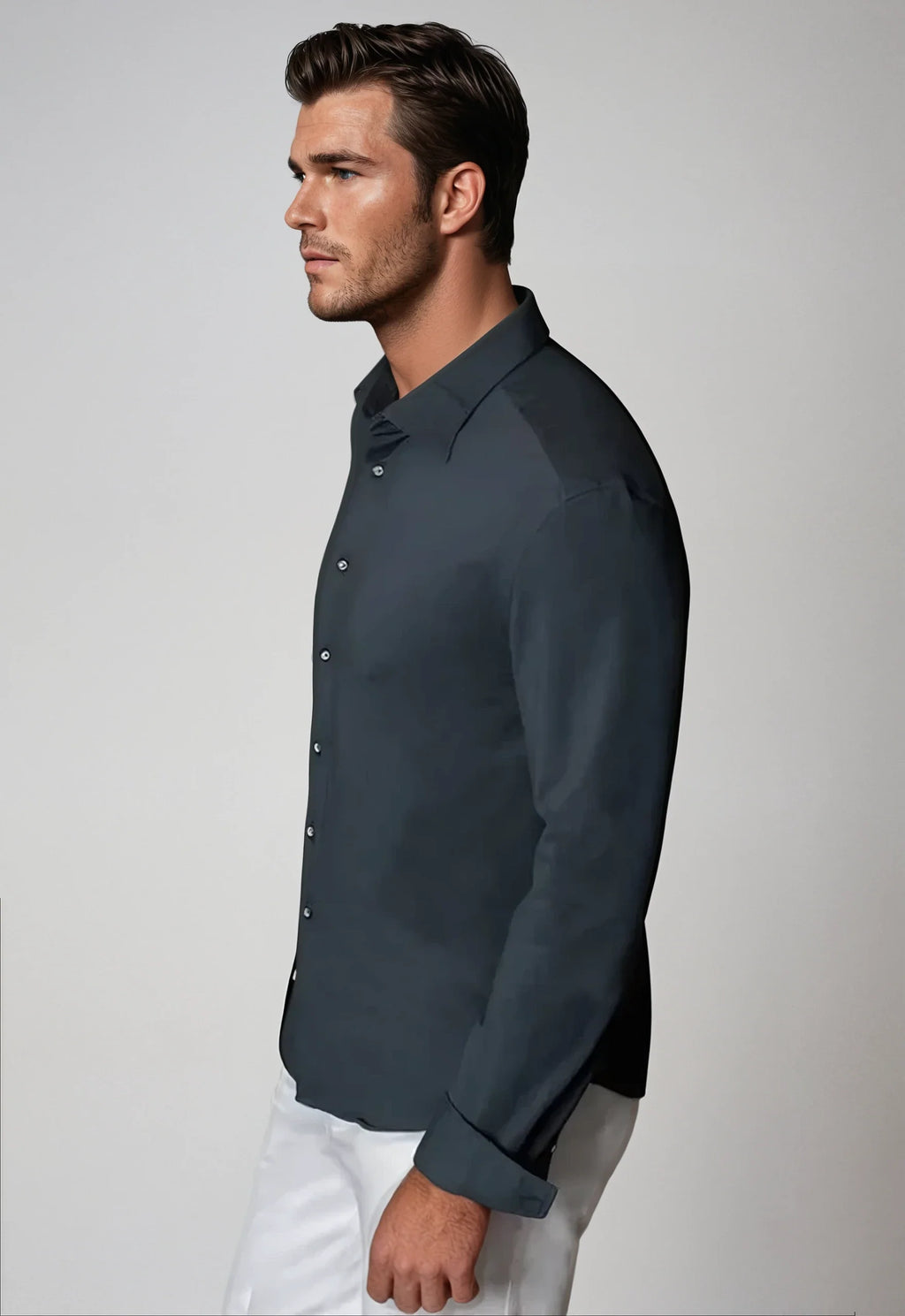 Buki Cinqo 'Single Shot' Long Sleeve Shirt - Blue Night