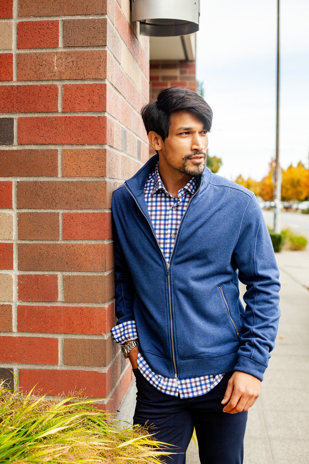 Breckenridge Full-Zip Sweatshirt - Tokyo Blue